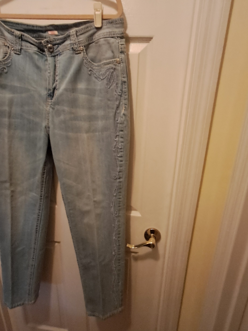 Reba Light Blue Women's Stretch Jeans Size 16W - Picture 3 of 4